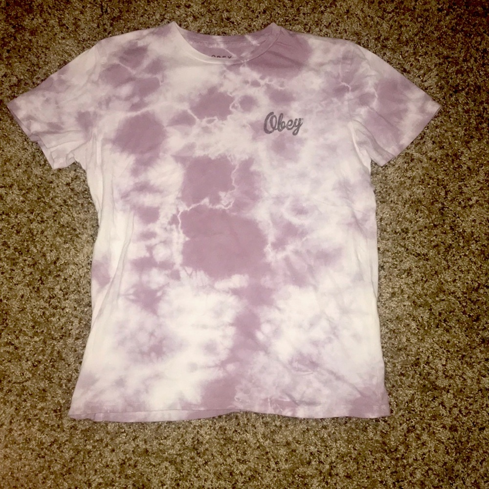 Obey tie dye tee